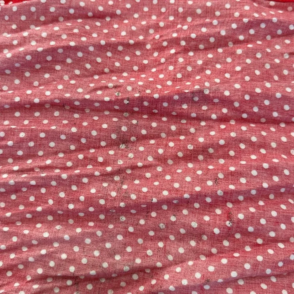 Erika Red Polka Dot Button Down Dress - Picture 11 of 12